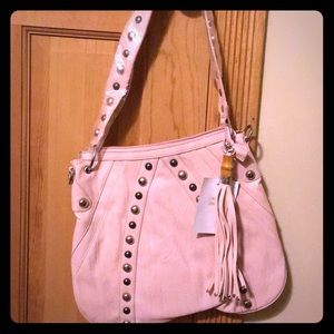 Pink hand bag